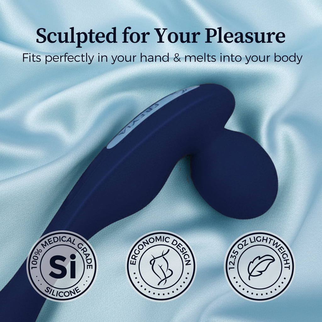 FREYJA Wand Vibrator for Women – Prussian Blue