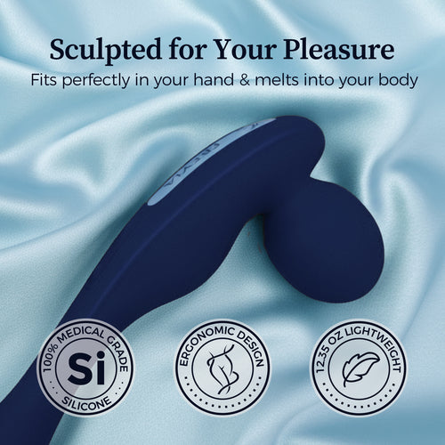 FREYJA Wand Vibrator for Women – Prussian Blue