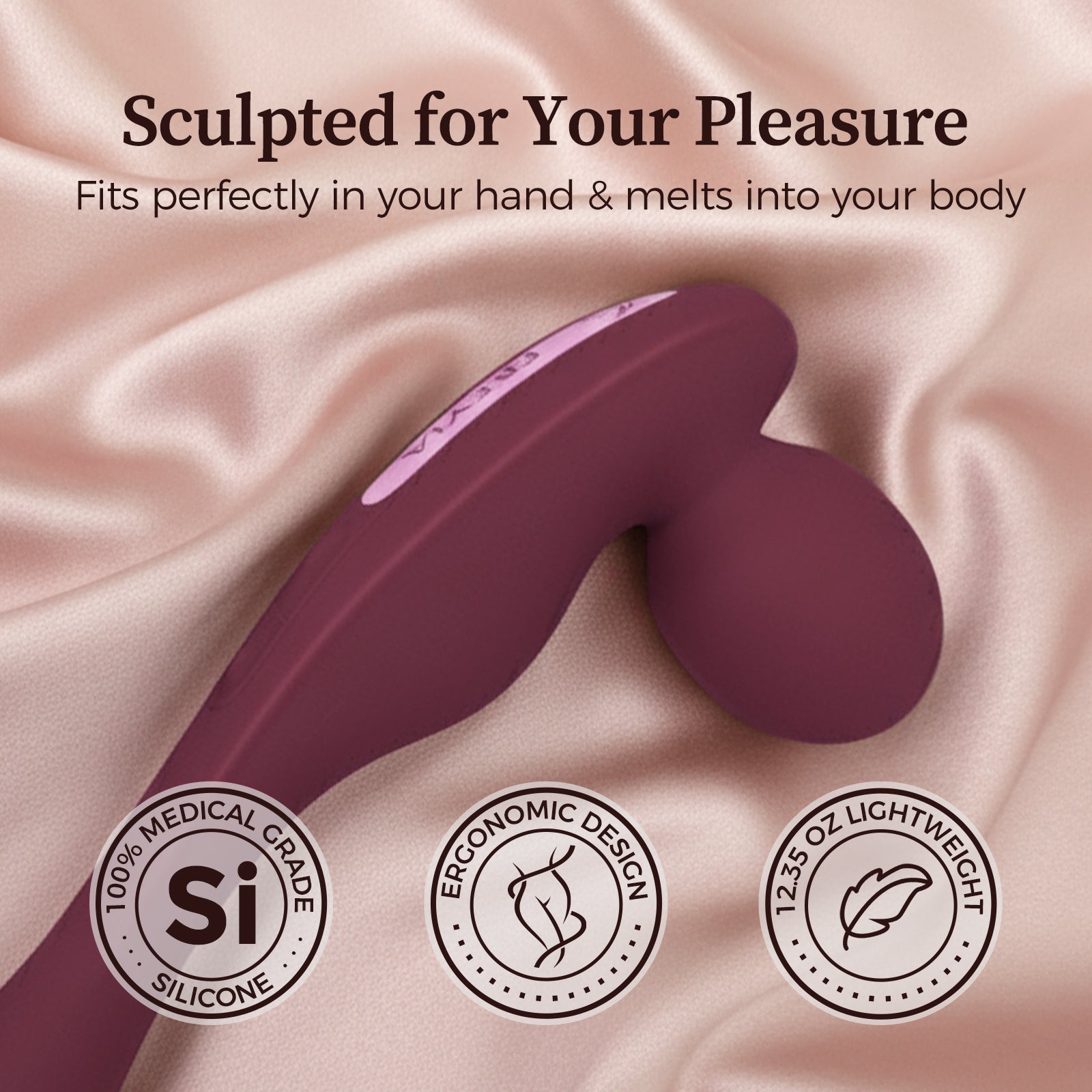 FREYJA Wand Vibrator for Women - Viva Magenta