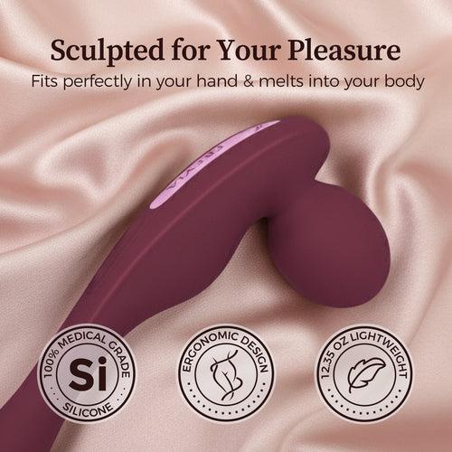 FREYJA Wand Vibrator for Women - Viva Magenta