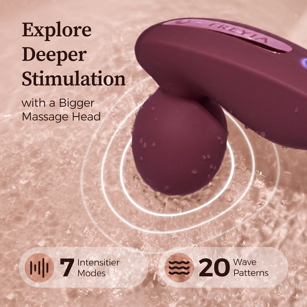 FREYJA Wand Vibrator for Women - Viva Magenta