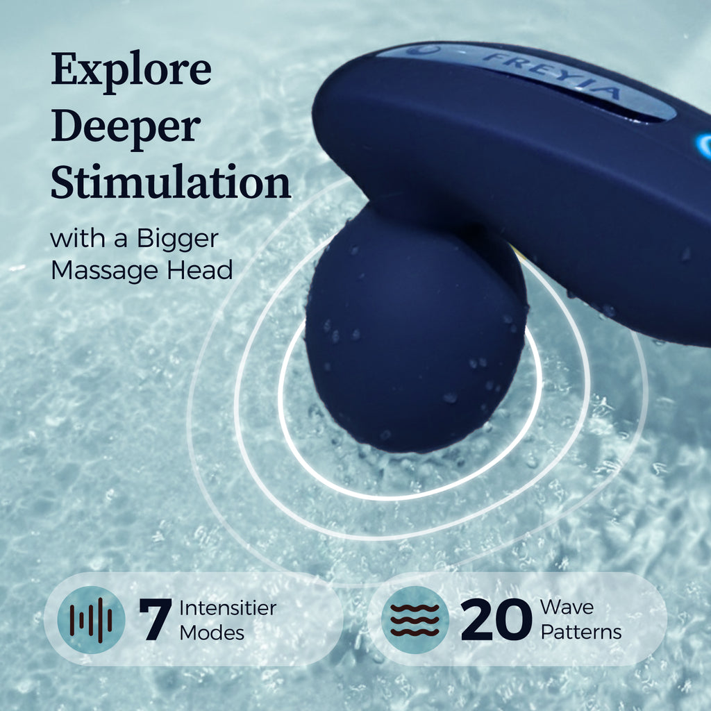 FREYJA Wand Vibrator for Women – Prussian Blue