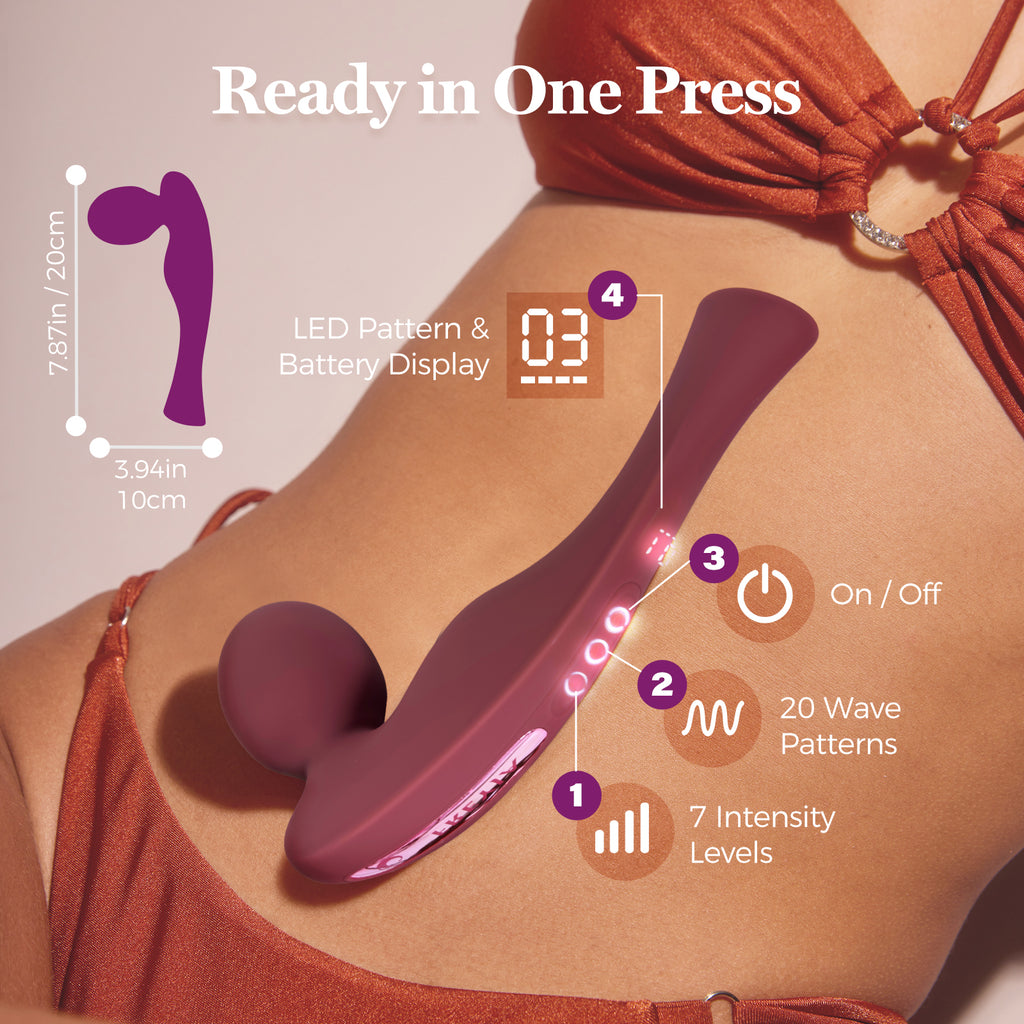 FREYJA Wand Vibrator for Women - Viva Magenta